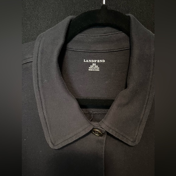 Lands End 100% cotton light coat. Size 2XL - Picture 2 of 8